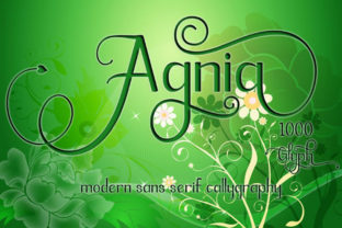 Agnia: The Elegant Calligraphy Font for Timeless Design
