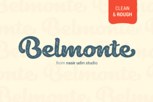 Belmonte: A Sweet and Bold Script Font for Food Branding