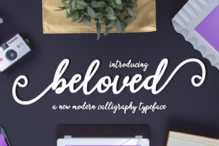 Beloved Script: A Modern Handmade Calligraphy Style for Creative Projects