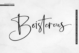 Boisterous Script: A Stylish Touch for Every Project