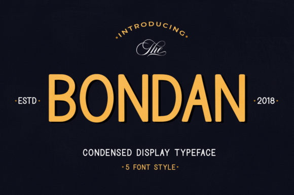 Bondan Family: A Modern and Vintage Fusion for Versatile Design