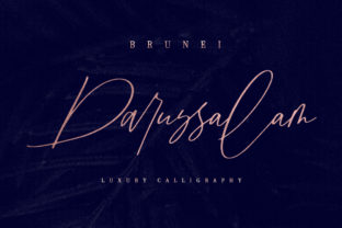Brunei Darussalam: A Stylish Handwritten Font for Elegant Design