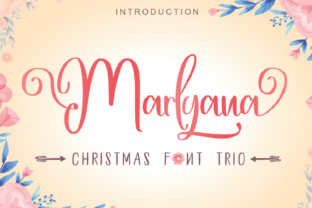 Happy Marlyana TrioFamily: A Versatile Handmade Calligraphy Font for Creative Projects