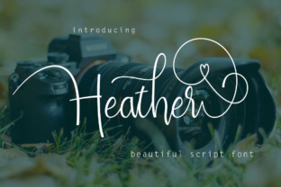 Heather: A Modern Calligraphy Font for Strategic Design and Branding