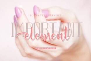Important Element: Elegant Typography for Every Project