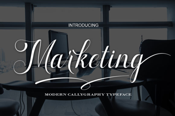 Marketing: A Modern Script Font for Creative Expression