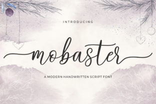 Mobaster Script: A Modern Handwritten Style for Elegant Design