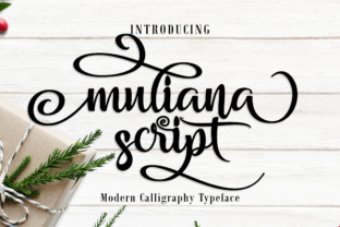 Muliana Script: A Modern Handmade Calligraphy Font for Creative Projects