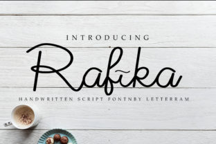 Rafika: A Modern Script Font for Creative Excellence