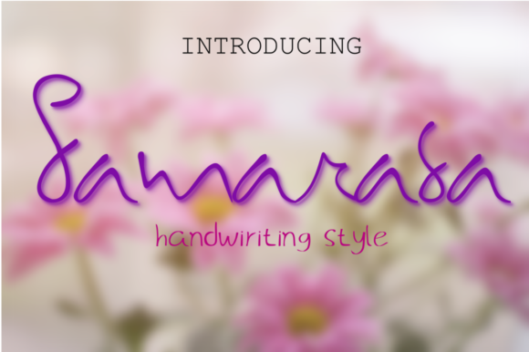 Samarasa: A Stylish Typography Choice