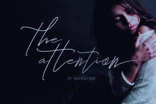 The Attention: A Stylish Signature Font