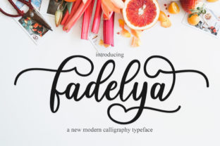 The Fadelya Script: A Modern Calligraphy Font for Creative Expression