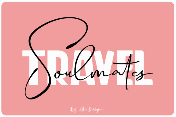 Travel Soulmates Duo: A Stylish and Practical Font Solution for Designers