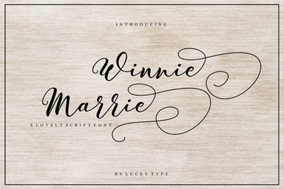 Winnie Marrie: A Modern Script Font for Elegant Design
